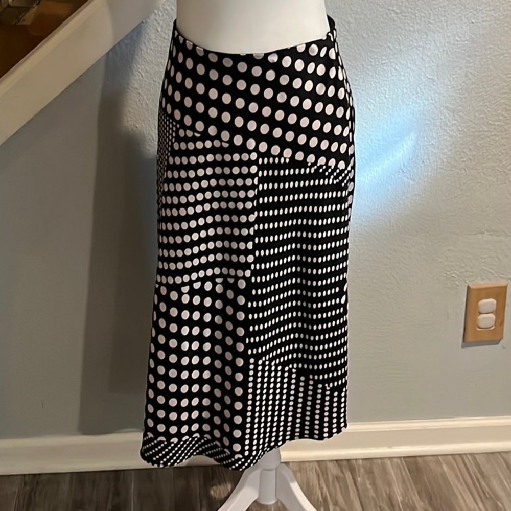Express High Waisted Satin Midi Skirt NWT